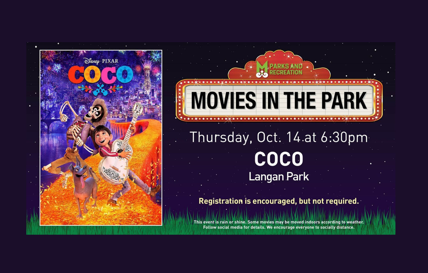 MOVIES IN THE PARK: CoCo