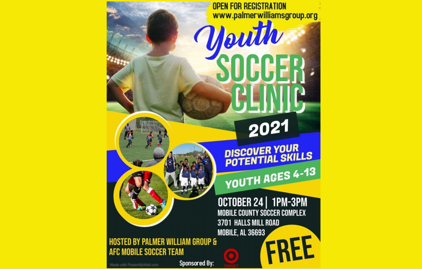 FREE YOUTH SOCCER CLINIC