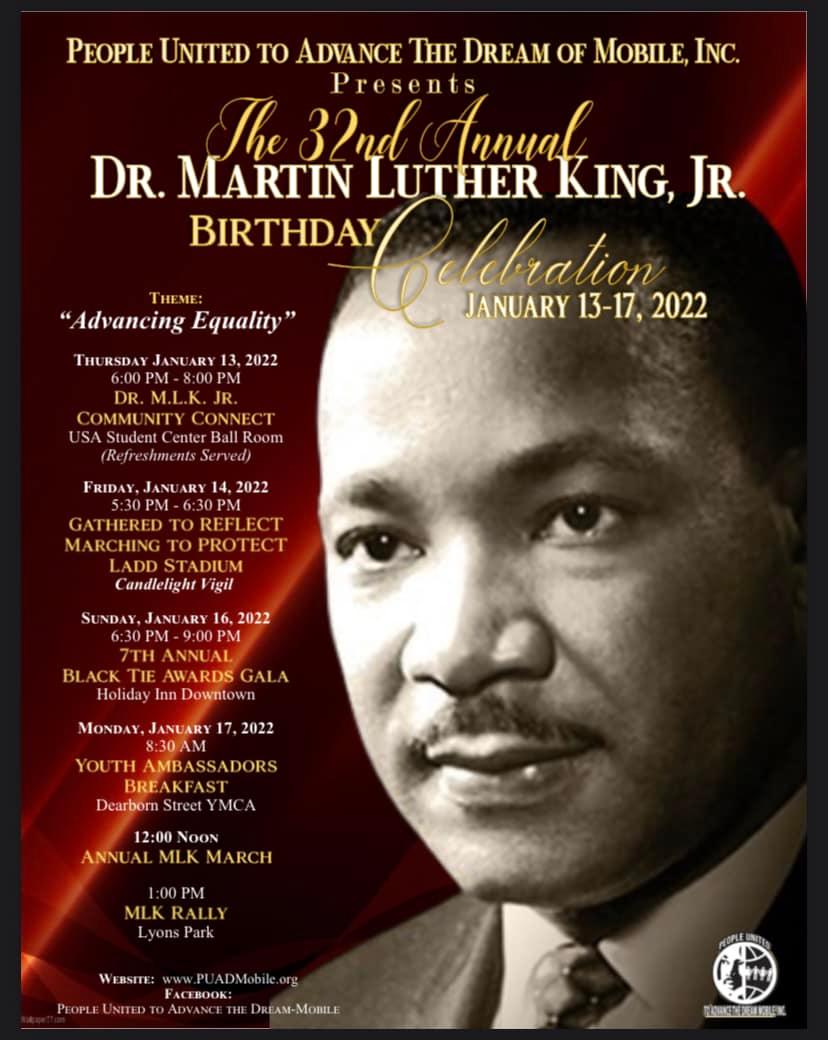 THE 32ND ANNUAL DR. MARTIN LUTHER KING, JR. BIRTHDAY CELEBRATION