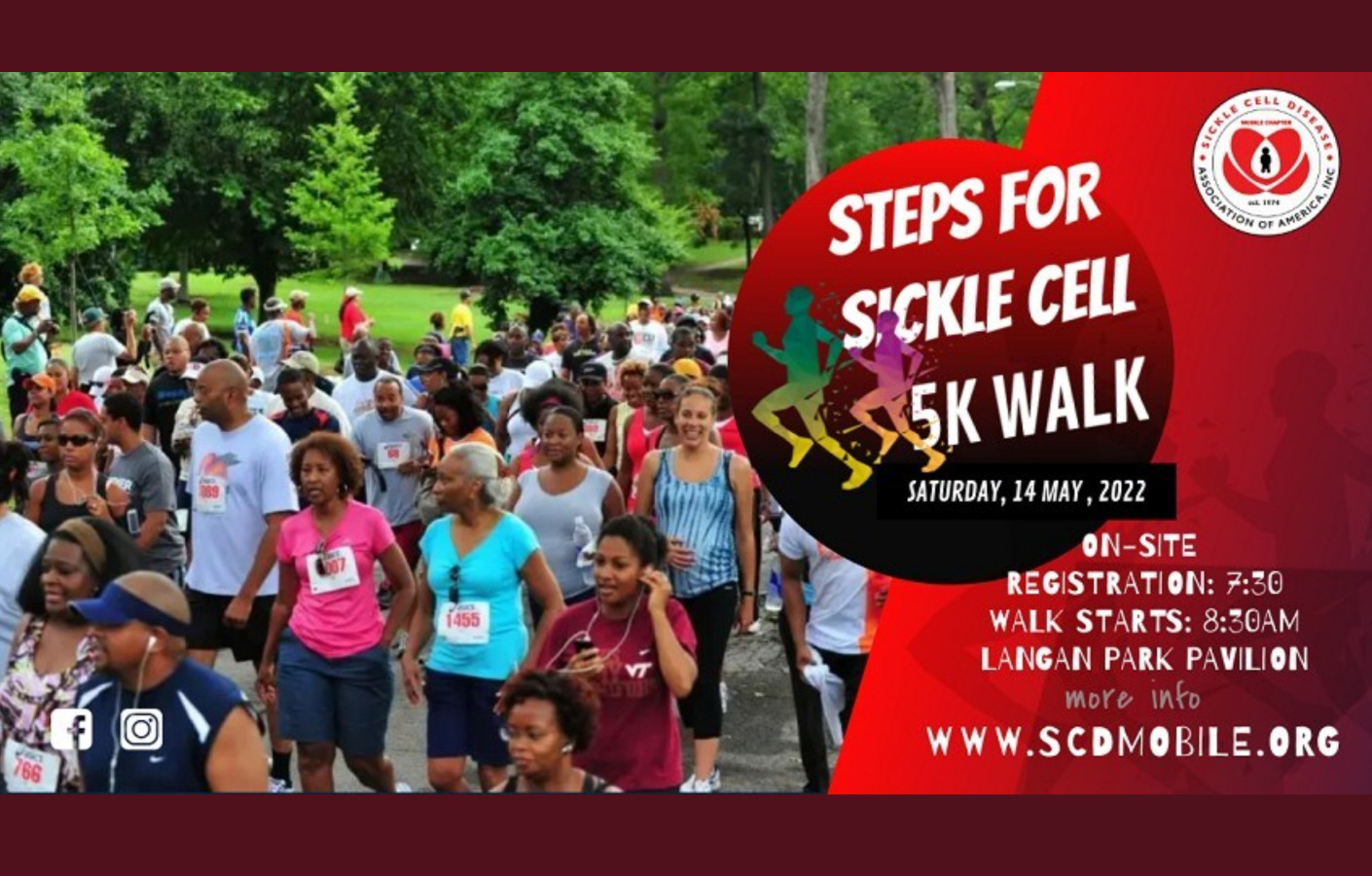 STEPS FOR SICKLE CELL 5K WALK