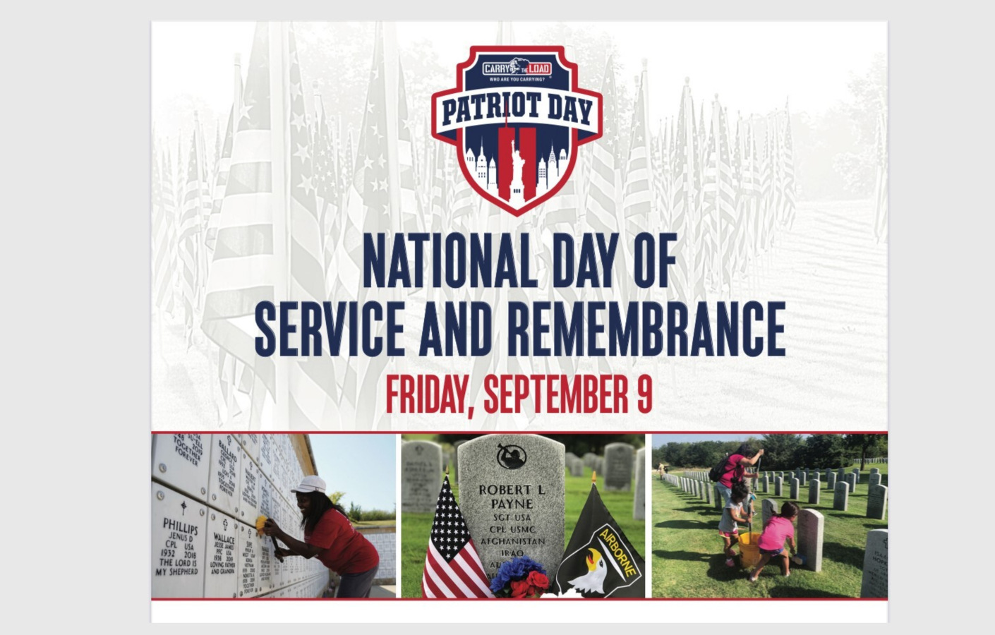 NATIONAL DAY OF SERVICE & REMEMBRANCE