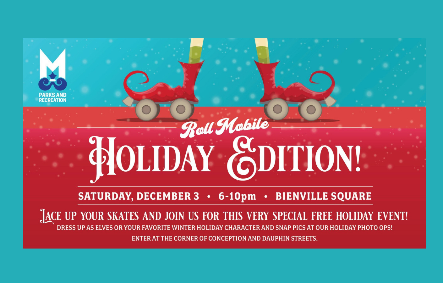 Roll Mobile: Skate Night Around Bienville Square