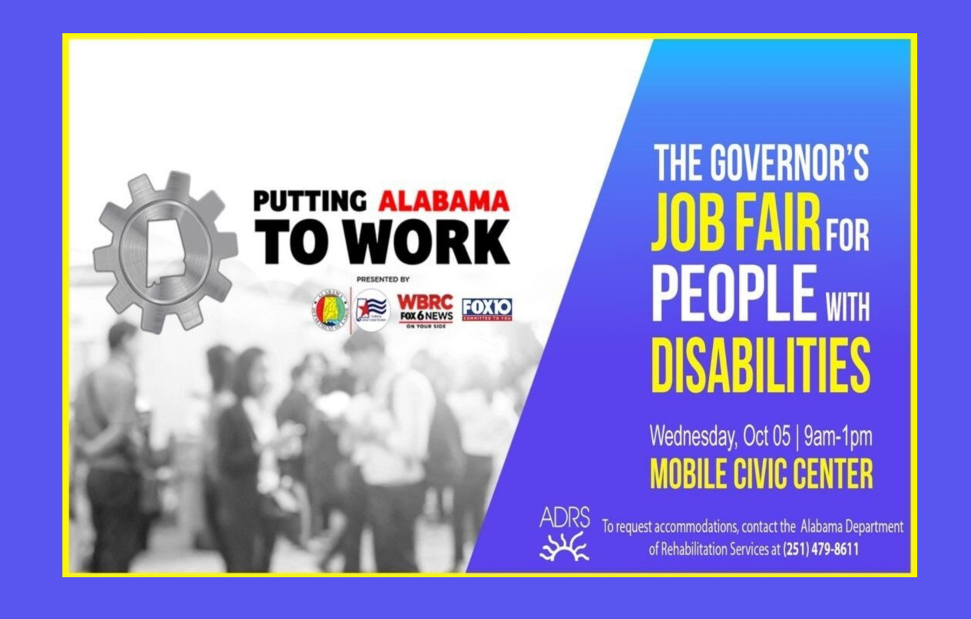 THE GOVERNOR'S JOB FAIR FOR PEOPLE WITH DISABILITIES