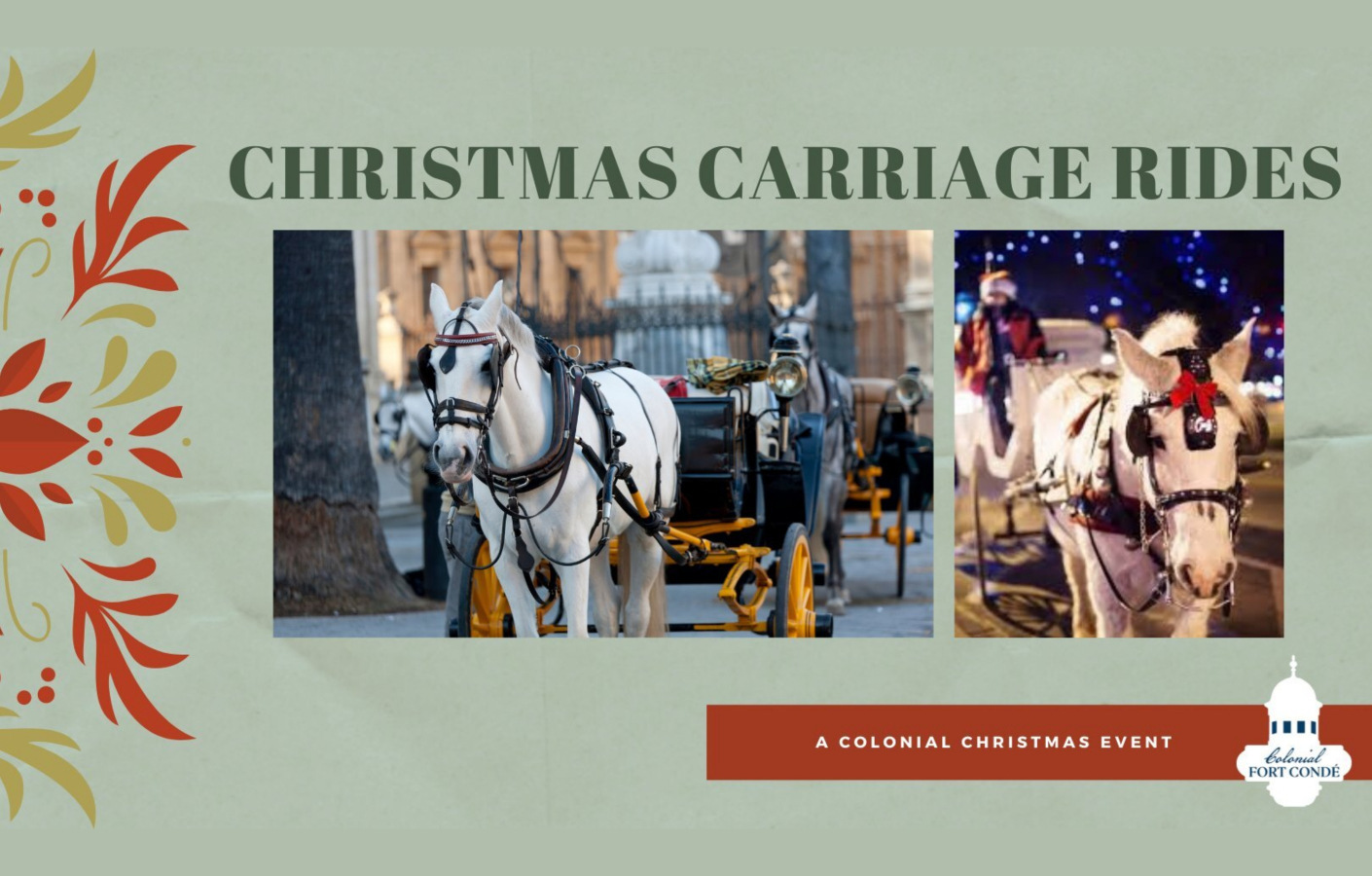 CHRISTMAS CARRIAGE RIDES