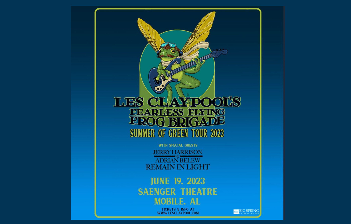 LES CLAYPOOL'S FEARLESS FLYING FROG BRIGADE