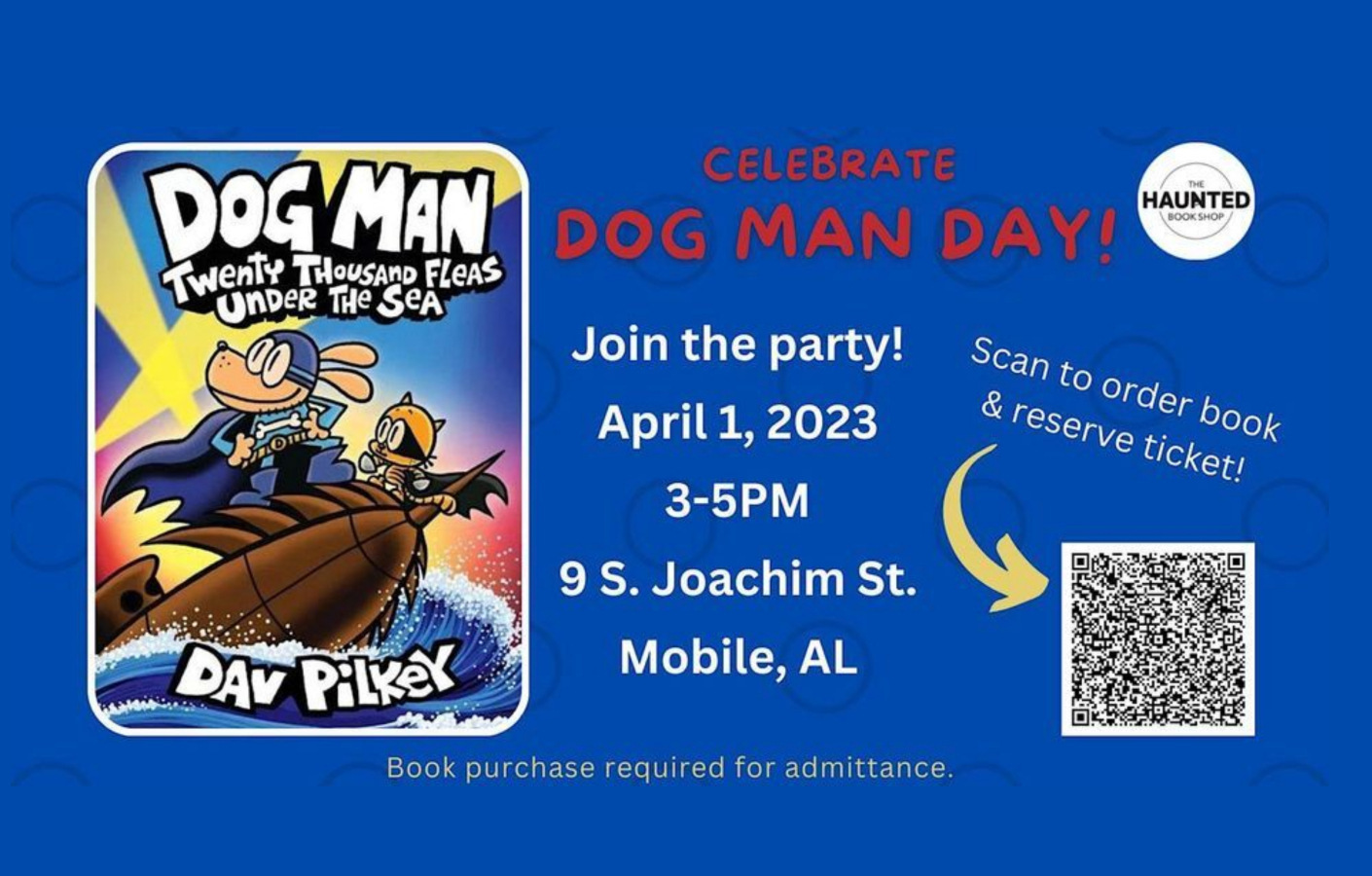 DOG MAN DAY BOOK RELEASE