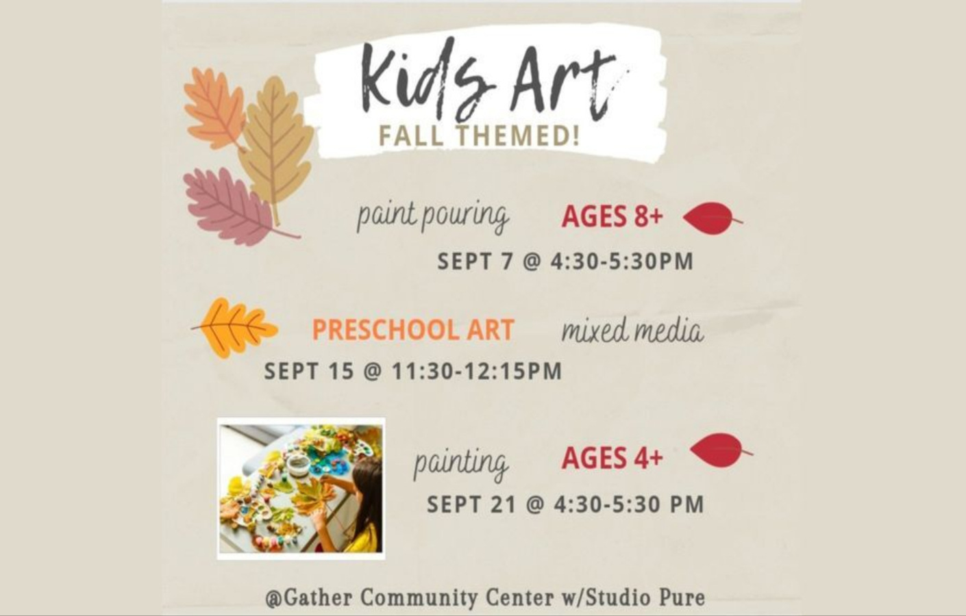 Mixed Media Ages 4 - 8