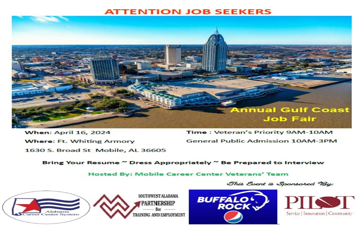 ANNUAL GULF COAST JOB FAIR